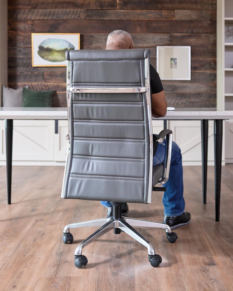 ofs-sleek executive chair-hb-arms-chrome