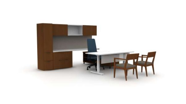 ofs staks private office alan desk 1