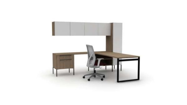 ofs staks private office alan desk 15