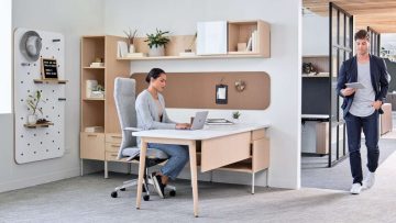 OFS Staks private office furniture desk 