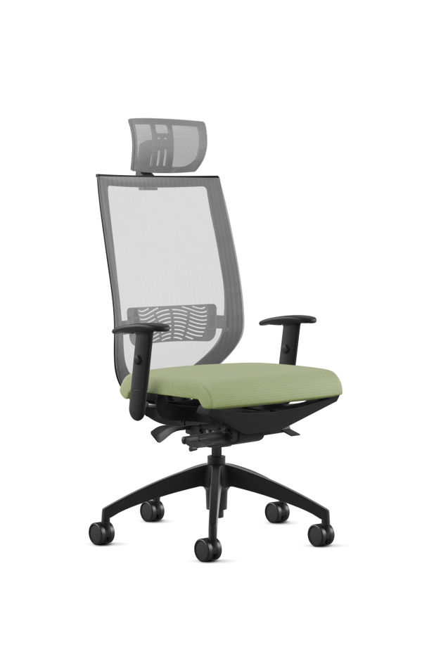 9to5seating aria 1885 y4 a8b m23 ba9 c6 the aria chair by 9 to 5 seating with its many arm and control mechanism options, is able to be used in multiple parts of your workplace. could be used as a task chair for a single or multi-shift operation to keep your employees comfortable with ergonomic arm options and a full synchro tilt or intensive synchro control mechanism that offers multiple options to your employees to adjust their chair to their liking. the aria chair could also be used in the conference room with its loop arms and colorful mesh options to set the tone for a fun place to work.