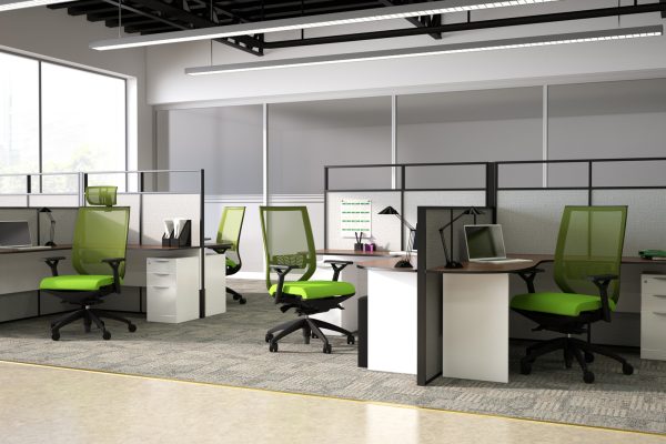 the aria chair by 9 to 5 seating with its many arm and control mechanism options, is able to be used in multiple parts of your workplace. could be used as a task chair for a single or multi-shift operation to keep your employees comfortable with ergonomic arm options and a full synchro tilt or intensive synchro control mechanism that offers multiple options to your employees to adjust their chair to their liking. the aria chair could also be used in the conference room with its loop arms and colorful mesh options to set the tone for a fun place to work.