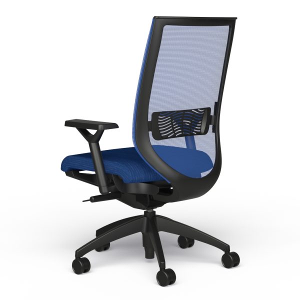 aria 008pick 1880 y4 a40 ba9 lb 0020 the aria chair by 9 to 5 seating with its many arm and control mechanism options, is able to be used in multiple parts of your workplace. could be used as a task chair for a single or multi-shift operation to keep your employees comfortable with ergonomic arm options and a full synchro tilt or intensive synchro control mechanism that offers multiple options to your employees to adjust their chair to their liking. the aria chair could also be used in the conference room with its loop arms and colorful mesh options to set the tone for a fun place to work.