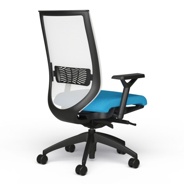 aria hydrangeamessenger 1880 y4 a40 ba9 lb 0012 the aria chair by 9 to 5 seating with its many arm and control mechanism options, is able to be used in multiple parts of your workplace. could be used as a task chair for a single or multi-shift operation to keep your employees comfortable with ergonomic arm options and a full synchro tilt or intensive synchro control mechanism that offers multiple options to your employees to adjust their chair to their liking. the aria chair could also be used in the conference room with its loop arms and colorful mesh options to set the tone for a fun place to work.