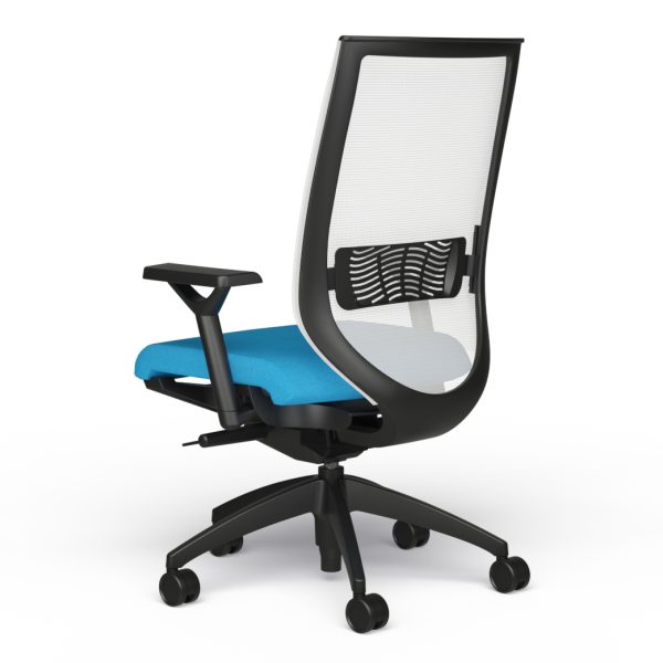 aria hydrangeamessenger 1880 y4 a40 ba9 lb 0020 the aria chair by 9 to 5 seating with its many arm and control mechanism options, is able to be used in multiple parts of your workplace. could be used as a task chair for a single or multi-shift operation to keep your employees comfortable with ergonomic arm options and a full synchro tilt or intensive synchro control mechanism that offers multiple options to your employees to adjust their chair to their liking. the aria chair could also be used in the conference room with its loop arms and colorful mesh options to set the tone for a fun place to work.