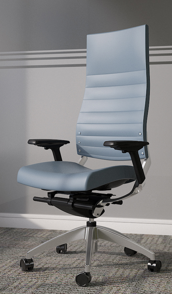 cosmo upholstered angled solo 5 600x1024 1 features: <ul> <li>available as a: task, conference, and executive seating</li> <li>matching guest chair available</li> <li>mesh or upholstered back options</li> <li>mid or high-back options</li> <li>polished aluminum base standard</li> <li>seat slider standard</li> <li>two arm options</li> <li>warranted up to 300 lbs</li> </ul>