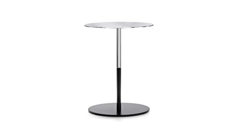 keilhauer boxcar 4381 — high round table with black base