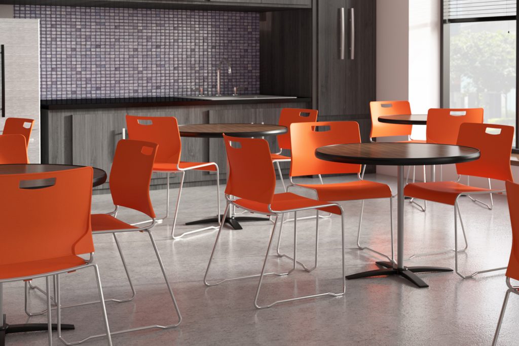 Kelley Stacking Chair | 9to5 Seating | Alan Desk