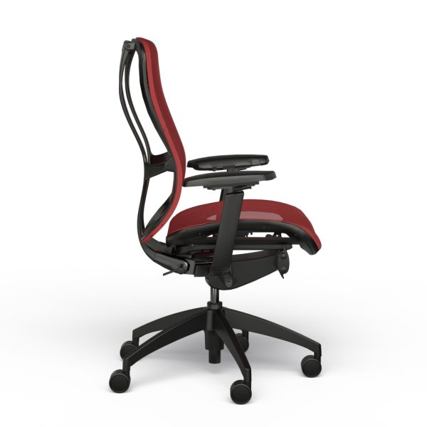 vesta 3060 x1 a30 bf 0008 features: =-available to try at our showroom-= • task and conference seating • seat styles include: mesh and upholstered • choice of 2 frame colors (polished aluminum & black) • choice of 6 mesh colors • aluminum base standard • warranted up to 250 lbs with stool • warranted up to 300 lbs with x1 except for stool • cal tb 133 fire code approved • optional armless • 2-way height adjustable arm w/19″ interior width available • 2-way height adjustable arm w/17.5″ interior width available • 6-way height/width adjustable arm w/forward sliding pad available • optional dynamic synchro tilt • optional 75mm hoodless casters  