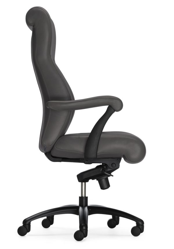 danforth keilhauer alan desk 6 1 =- available to try at our showroom -= <ul> <li>our best selling most comfortable executive chair</li> <li>top grain leathers</li> <li>custom match wood arm  and base caps to your existing furniture</li> </ul>