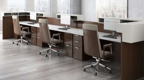 ofs element private office casegoods alan desk 7