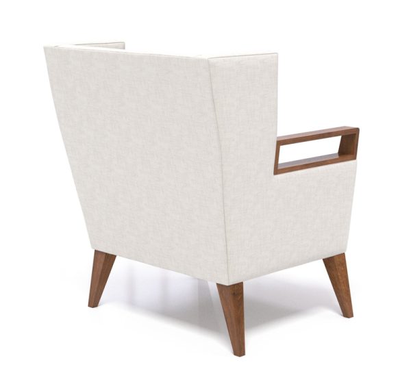 clarke wood lounge chair coriander designs