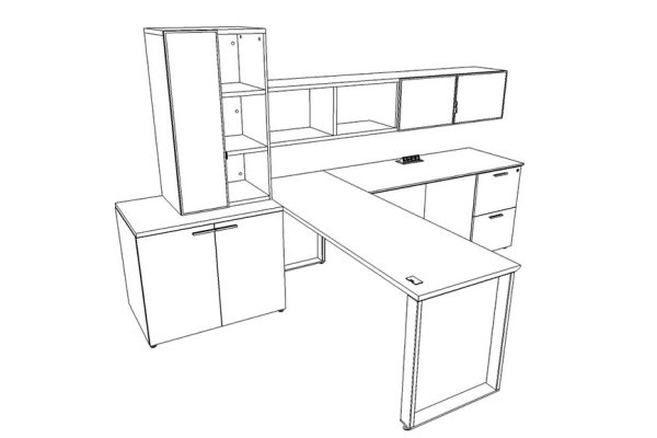frame leg™ office desk made in canada