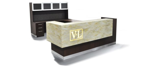 oly reception desk | coriander designs - image 2