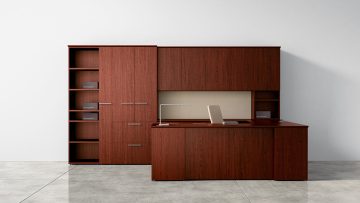 Alan Desk Premier Series Private Office Casegoods Three H