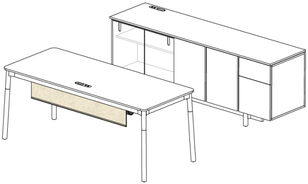 woodstock™ private office furniture featured product