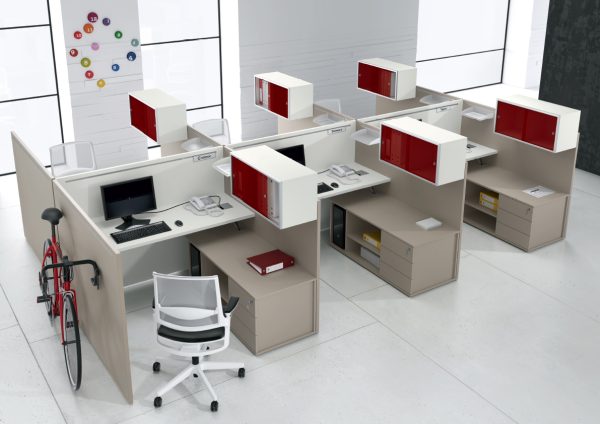 alan desk atlante open plan executive office alea