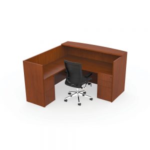 Alan Desk Ruby Reception Station Cherryman Industries