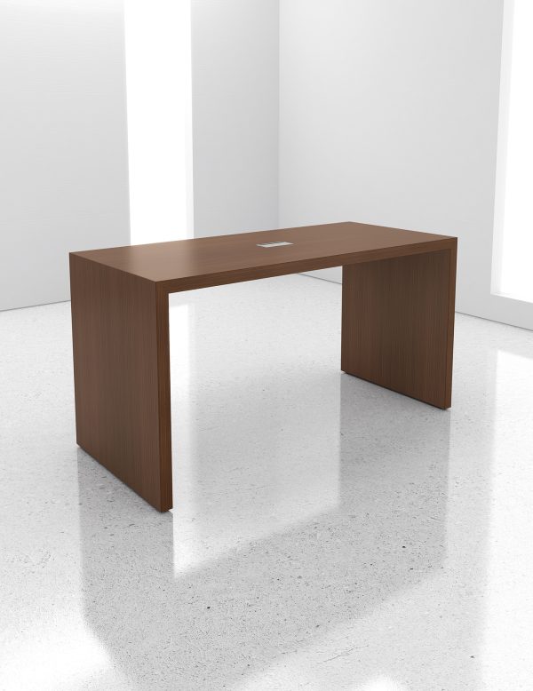 ando conference tables krug alan desk 2 features: <ul> <li>available in desk and bar height, in various lengths</li> <li>available in the following wood species: oak, cherry, maple, walnut, and anigre</li> <li>custom wood finishes available</li> <li>multiple options for power/data & cable management</li> </ul>
