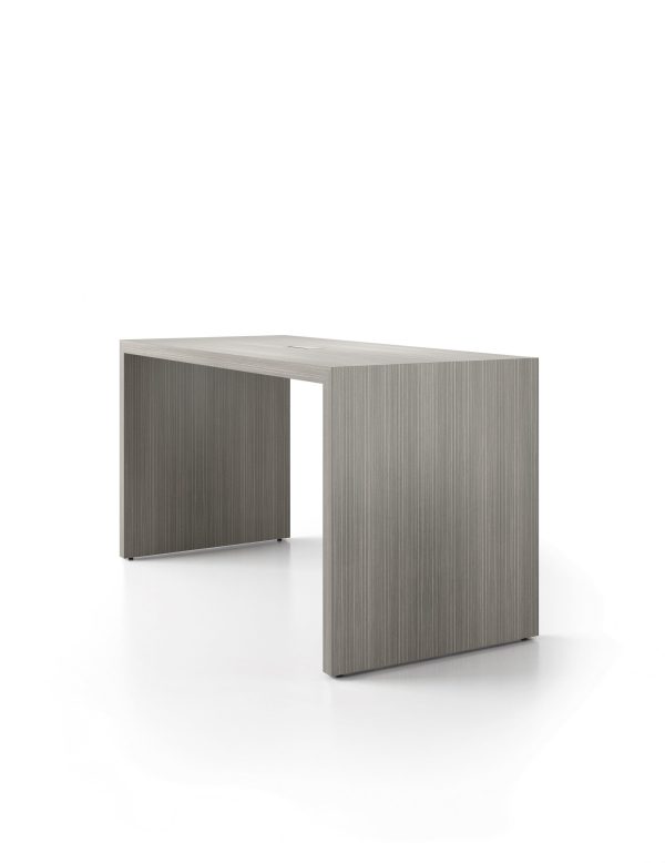 ando conference tables krug alan desk 3 scaled features: <ul> <li>available in desk and bar height, in various lengths</li> <li>available in the following wood species: oak, cherry, maple, walnut, and anigre</li> <li>custom wood finishes available</li> <li>multiple options for power/data & cable management</li> </ul>