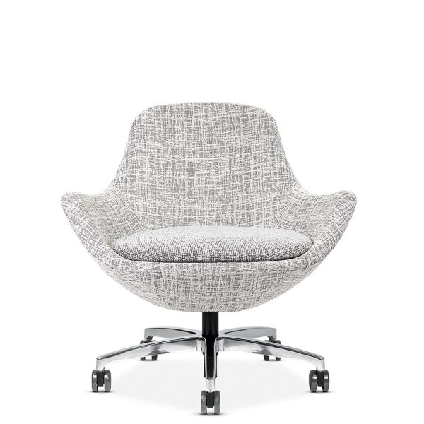 comet conference lounge seating via seating alan desk 24 <ul> <li>multiple textiles and base options</li> <li>backrest: cradling back offers comfort and support.</li> <li>seat: option to upholster the comfortable seat in a different fabric.</li> <li>control mechanisms: choices include fixed, motion-lounge rock (back-and-forth rocking movement) or 360 degree swivel.</li> <li>bases: a variety of styles in polished, matte black and silver finishes including 5-star conference applications.</li> <li>ottomans: add an ottoman, choosing between the square chico style or round luna style. max weight: 300 lb.</li> <li>quick ship: 2 chairs produced in a 48 hour period.</li> <li>warranty: 6 year warranty.</li> </ul>