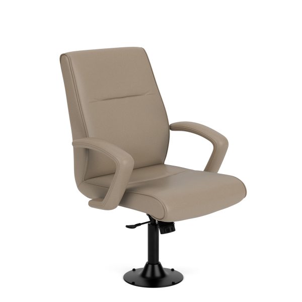 via seating jury chair with fixed c arms