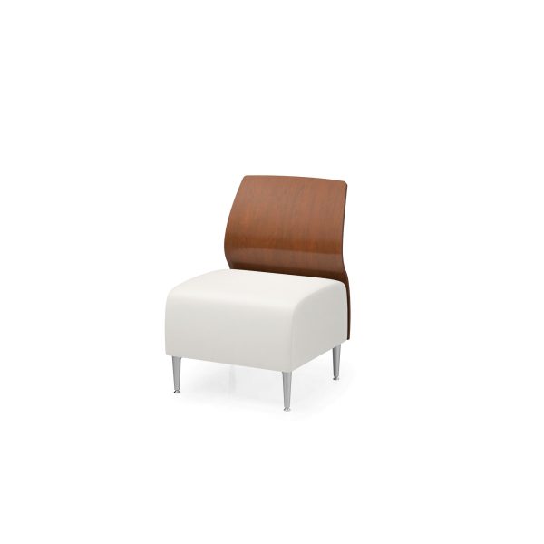 1 seat armless wood