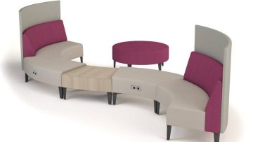 ERG Malibu Modular Lounge Healthcare Alan Desk