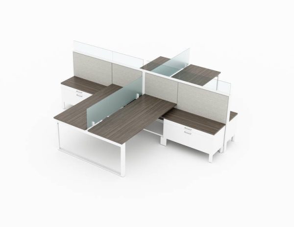 global evolve panel system alan desk 7