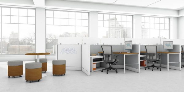 global total office compile panel system alan desk 3