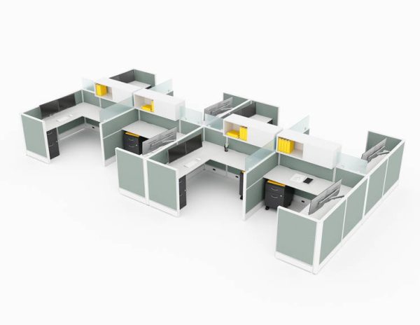 global total office compile panel system alan desk 31