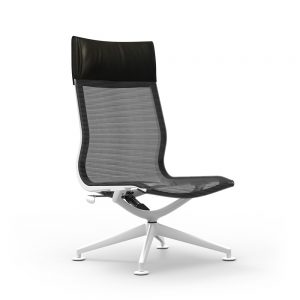 iDesk Curva Hi-Back Lounge Chair Alan Desk