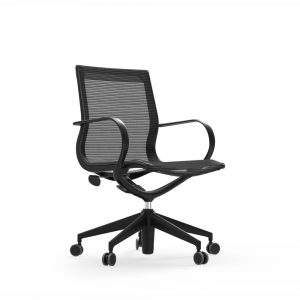iDesk Curva Mid Back Chair Nylon Alan Desk