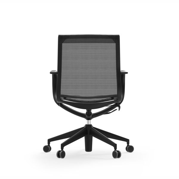 curva mid back nylon chair idesk alan desk 3 curva was designed in milan for conference, executive, lounge and hi-task categories. the structure is available in two visually distinctive materials: solid aluminum in brushed titanium finish or glass reinforced nylon in matte finish. arm or armless. the seat is metallic graphite mesh or monza graphite black leather. hi-back head rest in monza black leather. the precision mechanism complements the pure aesthetics.