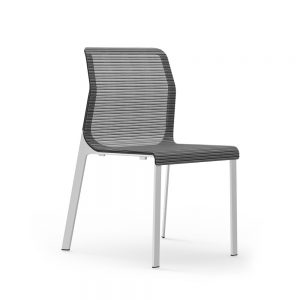 iDesk Curvinna Side Chair Armless Alan Desk