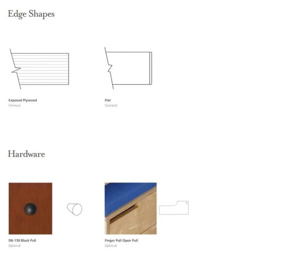 rail darran edge hardware