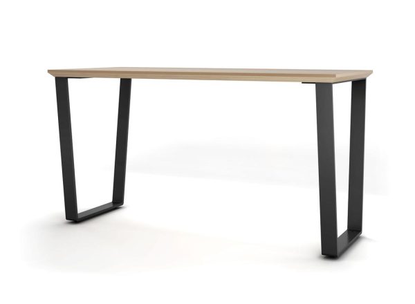 darran not so square table desk with black legs 