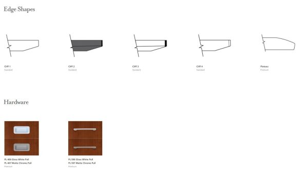 edge detail and hardware options darran