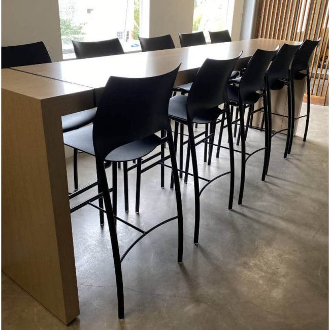bar height table and barstools