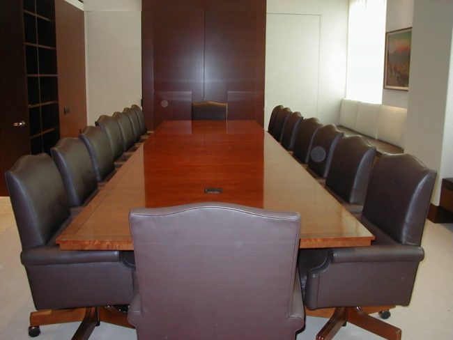 traditional conference table