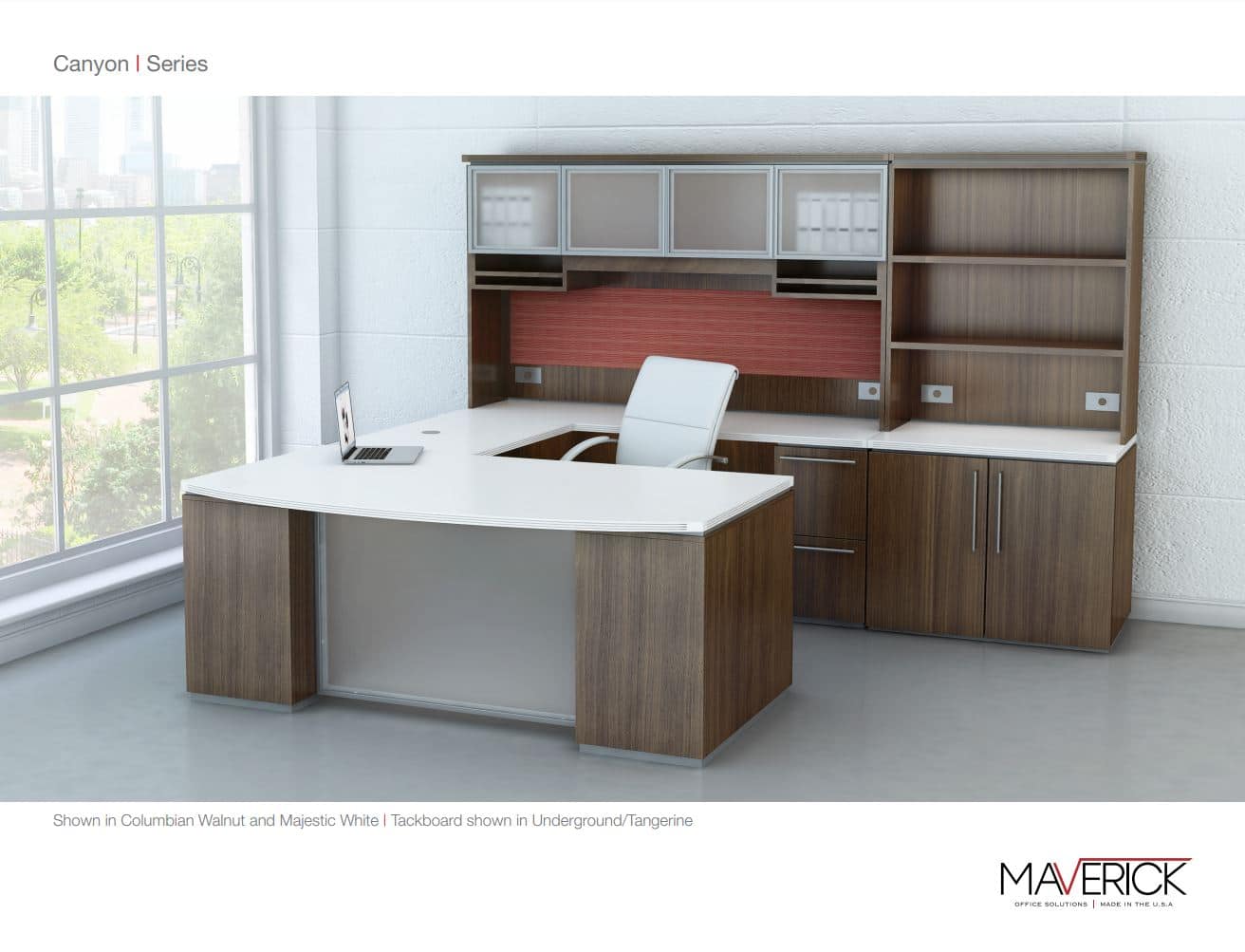 canyon series desk by maverick desk