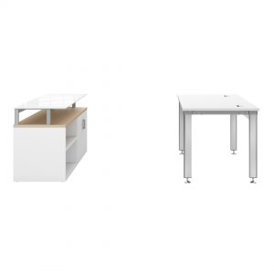 idesk sol collection summer table desk and credenza