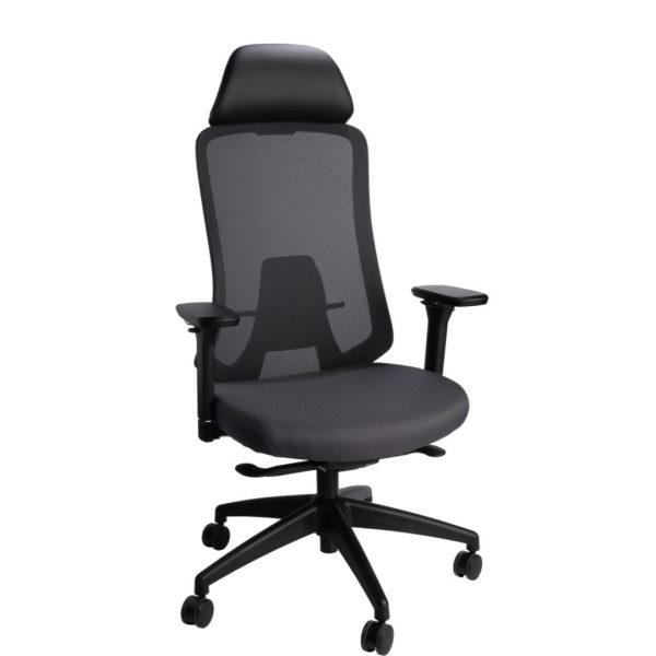ecd lagos ergonomic office chair with headrest