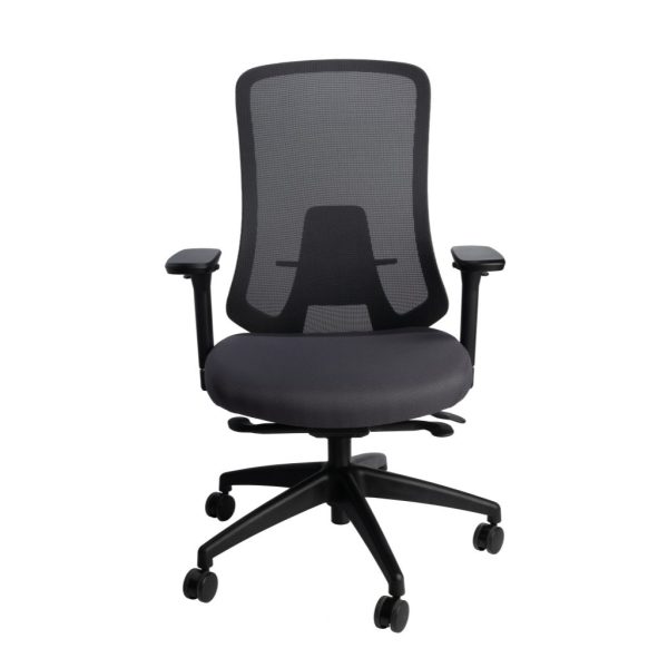 ecd lagos ergonomic office chair6 <ul> <li><span style="color: #ff6600;">=- available to try at our showroom -=</span></li> <li><span style="color: #ff0000;">part of our top 10 most ergonomic chairs</span></li> <li><span style="color: #339966;">usually kept in stock at our showroom</span></li> <li><span style="color: #000000;">optional headrest</span></li> <li>adjustable arms with available width adjustment</li> <li>upholstered seat / mesh back</li> <li>adjustable back angle</li> <li>adjustable lumbar support</li> <li>multiple seat sizes to accommodate the needs of 99% of the population</li> <li>memory or molded foam</li> <li>three cylinder heights and two stool kit heights fitting multiple users and applications</li> </ul>