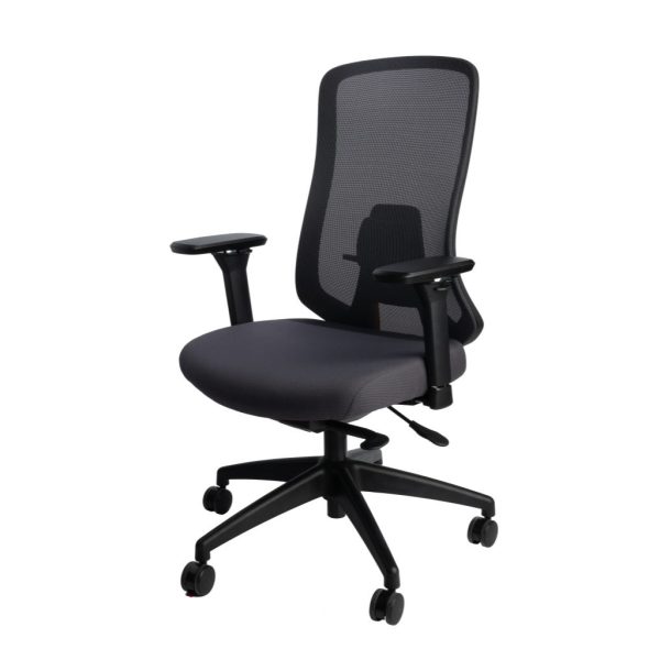 ecd lagos ergonomic office chair7 <ul> <li><span style="color: #ff6600;">=- available to try at our showroom -=</span></li> <li><span style="color: #ff0000;">part of our top 10 most ergonomic chairs</span></li> <li><span style="color: #339966;">usually kept in stock at our showroom</span></li> <li><span style="color: #000000;">optional headrest</span></li> <li>adjustable arms with available width adjustment</li> <li>upholstered seat / mesh back</li> <li>adjustable back angle</li> <li>adjustable lumbar support</li> <li>multiple seat sizes to accommodate the needs of 99% of the population</li> <li>memory or molded foam</li> <li>three cylinder heights and two stool kit heights fitting multiple users and applications</li> </ul>