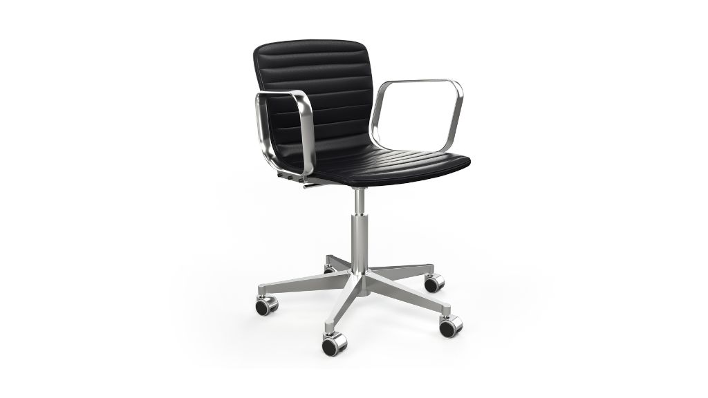 ofs-butterfly conference chair-chrome-profile