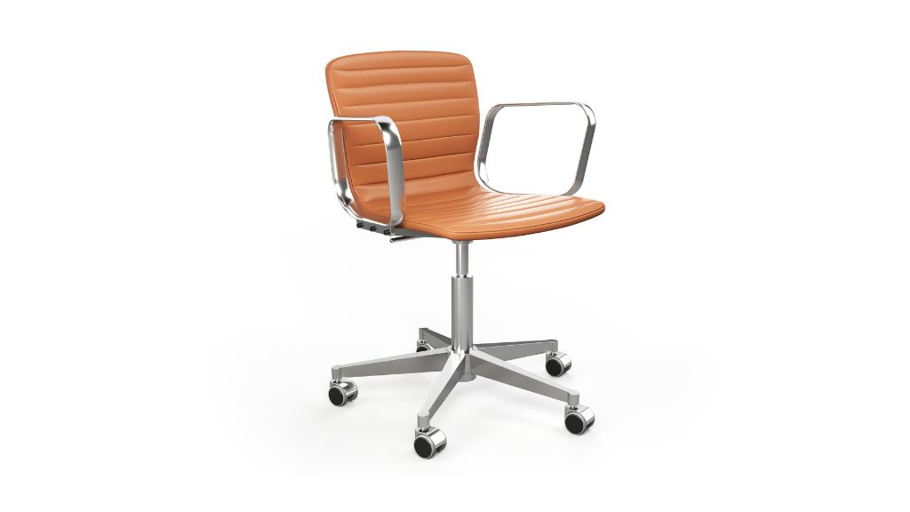 ofs-butterfly conference chair-chrome-profile