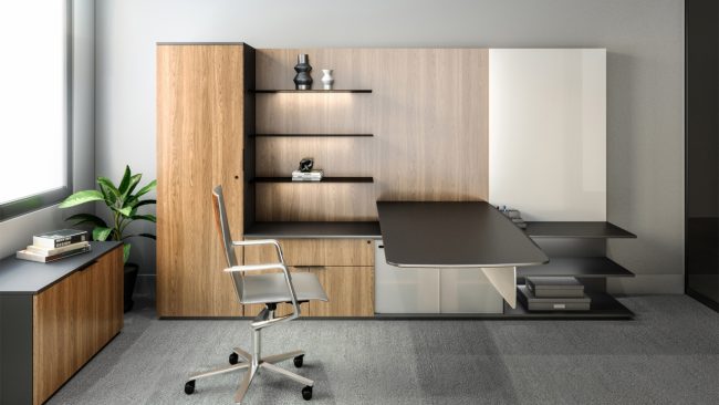 enwork cayman collection modern private office furniture