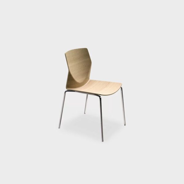 kai stool la palma 2 <p>in japanese "kai" means shell. and just like a shell that opens and reveals its very soft interior, this chair perfectly adapts to the body. thanks to a fold in the backrest, it provides support and comfort. with its minimalist design, it has a versatile and strong personality.</p>