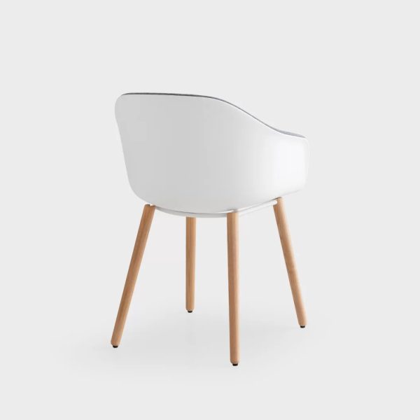 seela ac chair la palma 3 <h2>extra comfort, new uses. seela by antti kotilainen becomes an armchair.</h2> <div class="waz74vvyjcqthe_qqvzsk_0" data-enter-item="caption" data-animated="true"> the seela collection of chairs by antti kotilainen is growing and is now complemented with a new addition: a brand-new tub version, created to meet the contract and residential markets even more promptly. a sinuous polypropylene shell rests on an extremely light base, which, in turn, seamlessly continues into the seat, accommodating a rounded wooden insert. the version with an insert acts as a base to create a padded seat for upholstering in fabric. the entire chair can also be upholstered and, if desired, the insert can stand out in a different material. versatility is the key word to describe a chair with light, clear-cut lines that is extremely functional and has a solid structure, which changes according to the project requirements. it is ideal around a meeting table, as a guest chair and armchair in the coffee bars of companies or professional studios, and the version on castors is particularly suitable for co-working environments. fully upholstered, it is even more comfortable and elegant and allows you to play with colours, having fun combining the shell in one colour with the seat interior in another. </div>